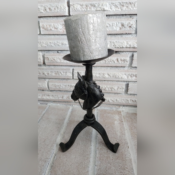 Vintage Horse Candlestick Candle Holder - Picture 5 of 8